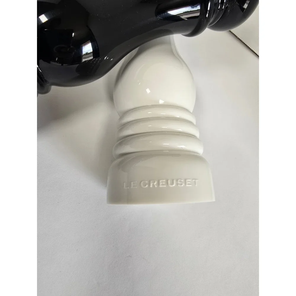 Le Creuset Salt and Pepper Mill Set Black and White Ceramic Grinder 8 Inch